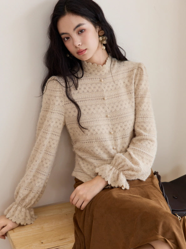 Classic Brown Asymmetrical Skirt